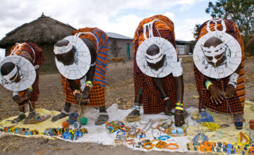 Masai-women-in-a-small-Masai-Village